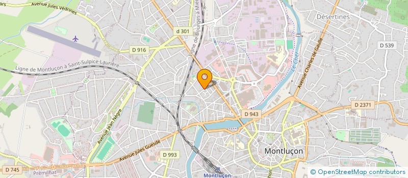 localisation de l'entreprise ASS BOURBONN AIDE VACANC FAMIL à MONTLUCON