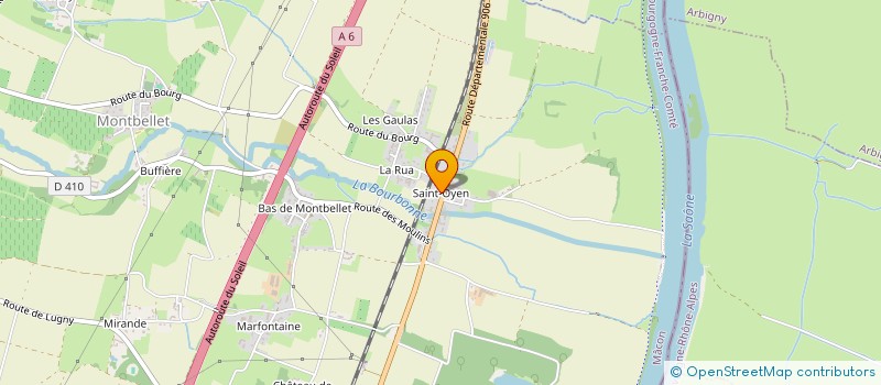 localisation de l'entreprise ASS BOURGO BRESSE PROMOTION  SAINT-ALBAIN