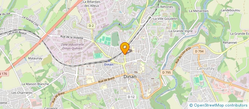 localisation de l'entreprise ASS BOURSE AUX VETEMENTS  DINAN