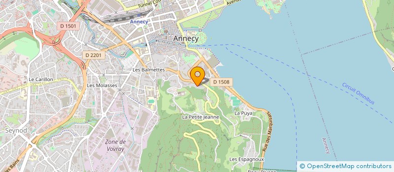 localisation de l'entreprise ASS  BOURSE DES PAUVRES PRETRES à ANNECY