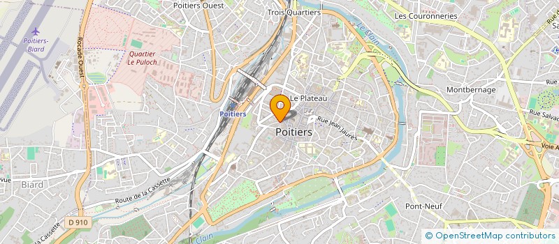 localisation de l'entreprise ASS BOURSE LOCALE D'ECHANGE RELAIS SERVI à POITIERS