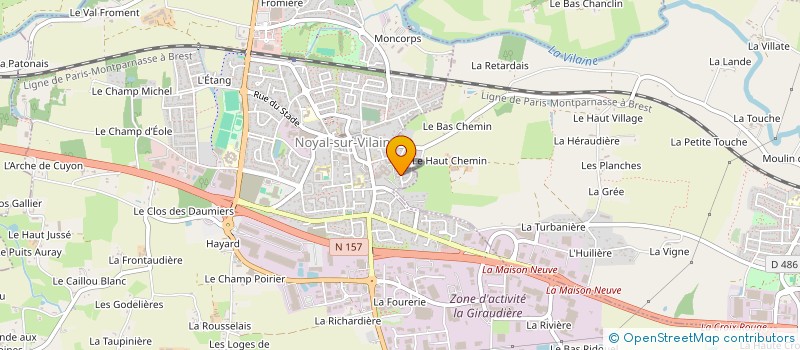 localisation de l'entreprise ASS BRECEENNE GYM RANDONNEE à BRECE