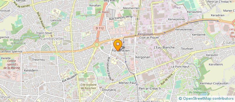 localisation de l'entreprise ASS BREST ALPHAB APPRENT FRANC ETRANGERS à BREST