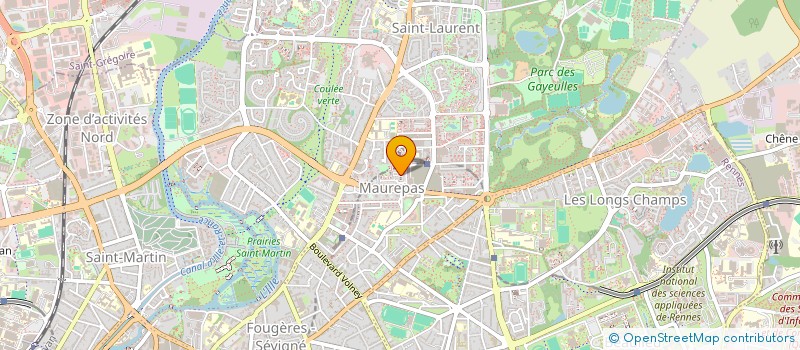 localisation de l'entreprise ASS BRETAGNE VALLEE DU DADES à RENNES