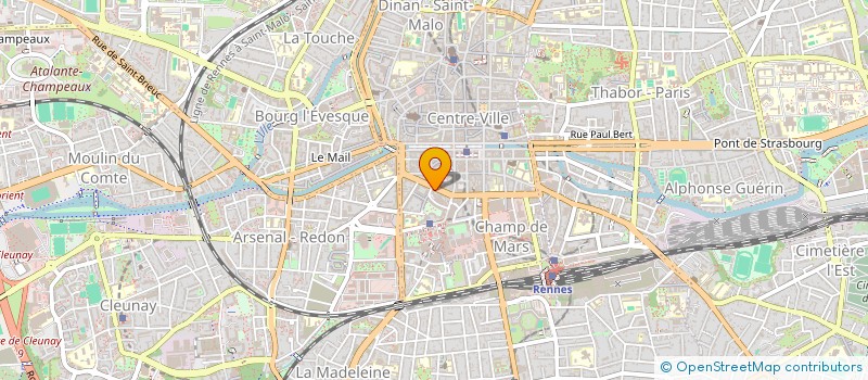 localisation de l'entreprise ASS BRETONNE FORMATION MEDICAL ANGIOLOGI  RENNES