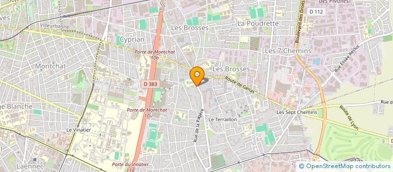 localisation de l'entreprise ASS BRON TAE KWON DO à BRON