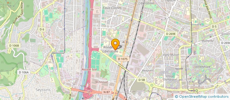 localisation de l'entreprise ASS BTS TOURISME LOISIRS LYCEE HOTELIER  GRENOBLE