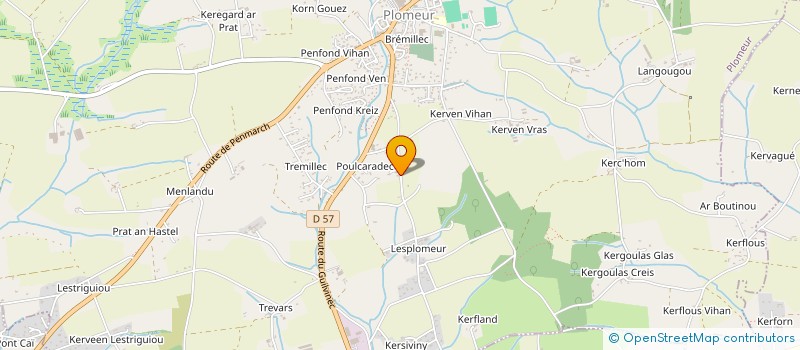 localisation de l'entreprise ASS BUHEZ AR VRO VIGOUDENN à PONT L'ABBE