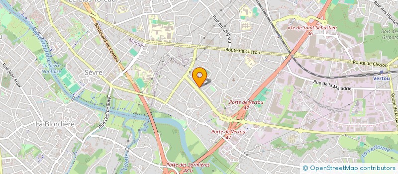 localisation de l'entreprise ASS BULLE DE SAVON  VERTOU