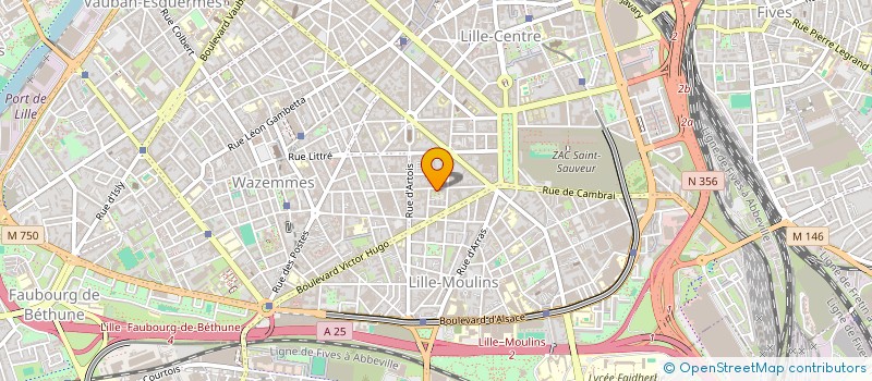localisation de l'entreprise ASS BULLETIN DE LIAISON UN LOC CGT LILL à LILLE