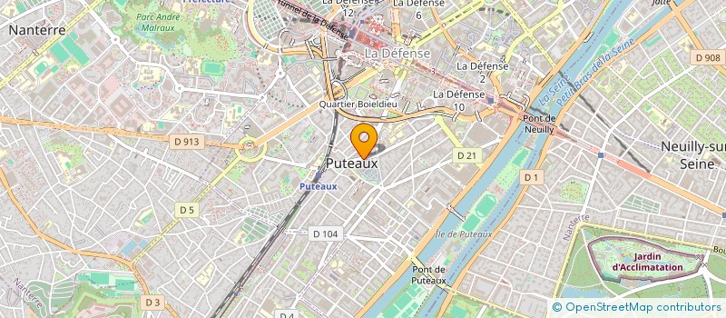 localisation de l'entreprise ASS BULLETIN MUNICIPAL DE PUTEAUX  PUTEAUX