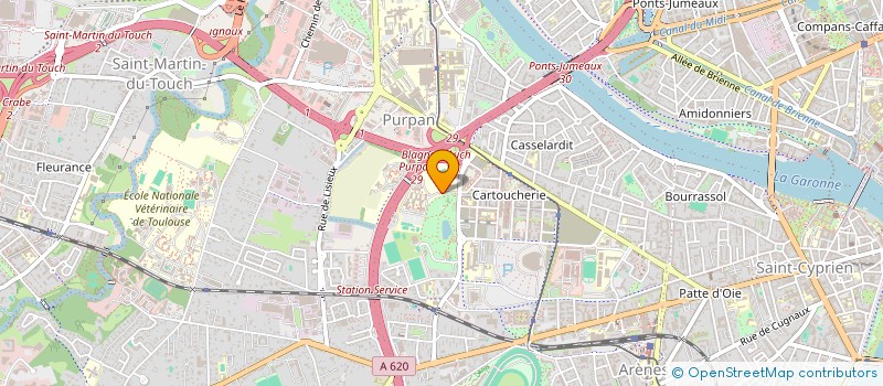 localisation de l'entreprise ASS BUREAU DES ELEVES DE L ESAP à TOULOUSE