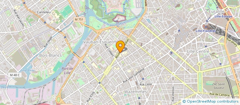 localisation de l'entreprise ASS BUREAUTIQUE ESAD à LILLE