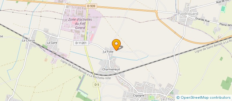 localisation de l'entreprise ASS BUUD  LE THOU