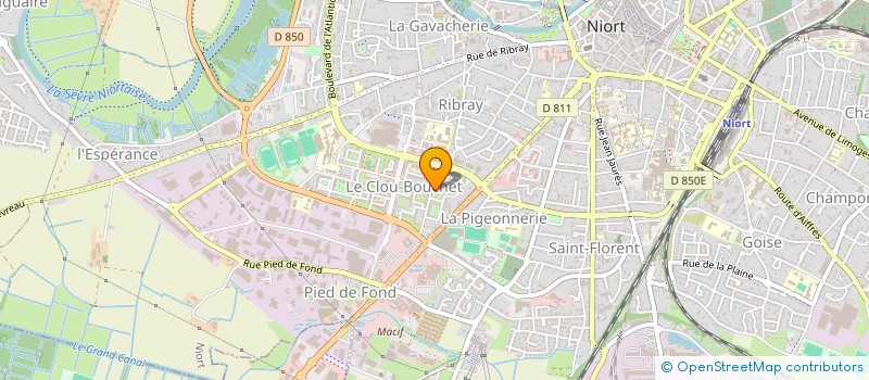 localisation de l'entreprise ASS C.E.F.A COMMUNIQUER PAR ENSEIGNEMENT à NIORT