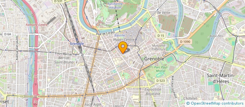 localisation de l'entreprise ASS  C.R.T.S.T CENT DE RENC TRANSDISCIPL  GRENOBLE