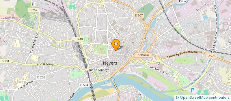 localisation de l'entreprise ASS CABINET FERRAND-COMTE. à NEVERS