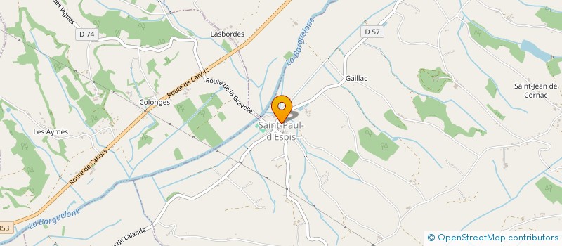 localisation de l'entreprise ASS CADET ROUSSEL à GOLFECH