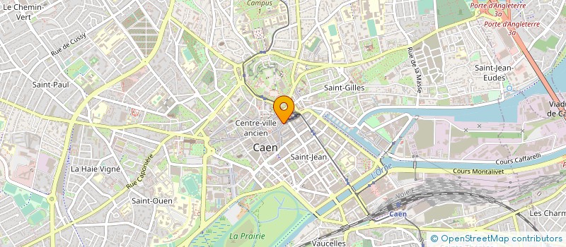 localisation de l'entreprise ASS CAENNAISE ART ET CULTURE  CAEN