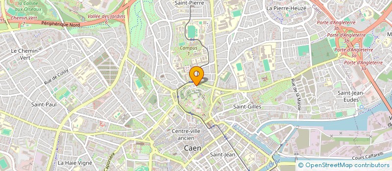 localisation de l'entreprise ASS CAENNAISE D ACCUEIL UNIVERSITAIRE à CAEN