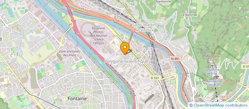 localisation de l'entreprise ASS CAESUG à GRENOBLE