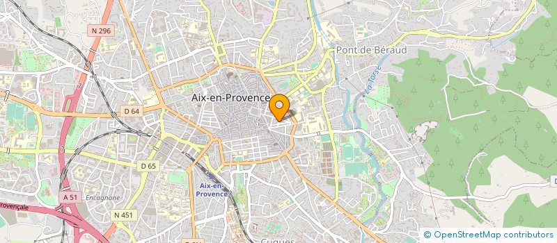 localisation de l'entreprise ASS CAFE CHANTANT à AIX-EN-PROVENCE