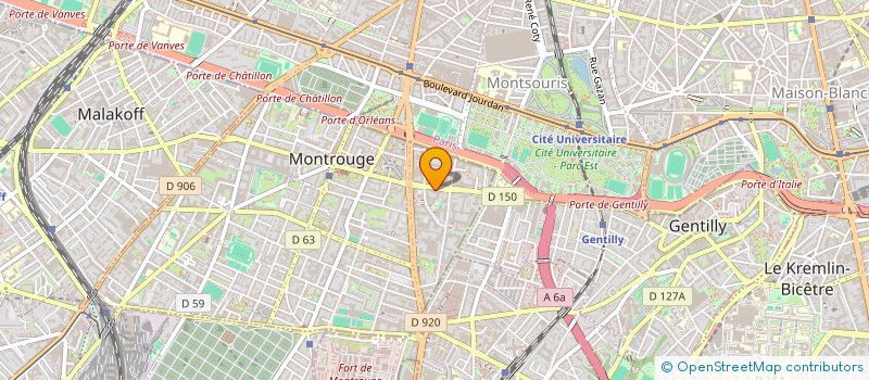 localisation de l'entreprise ASS CAISSE DE RETRAITE BAYARD PRESSE à MONTROUGE