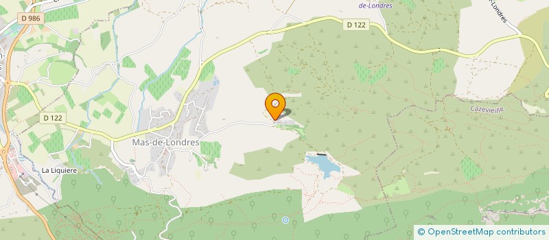 localisation de l'entreprise ASS CAISSE LOCALE CREDIT AGRICOLE MUTUEL  SAINT-MARTIN-DE-LONDRES