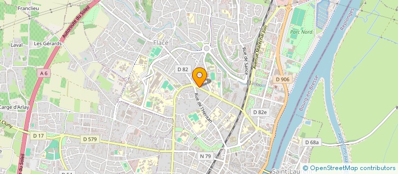 localisation de l'entreprise ASS  CAISSE LOCALE DEVELOPPEMENT  MACON