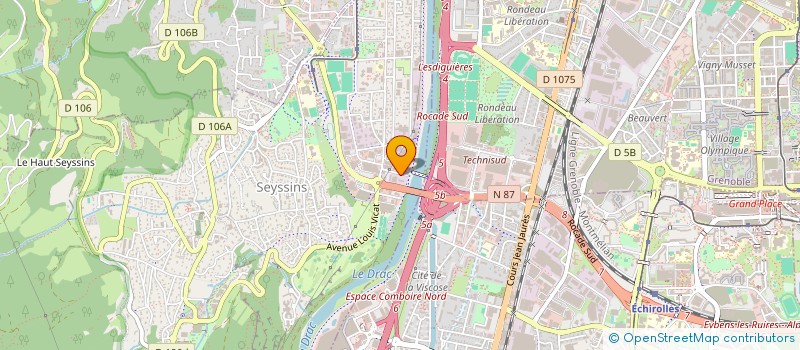 localisation de l'entreprise ASS  CAISSE REG GARANTIE NOTAIRES C APPE à SEYSSINS