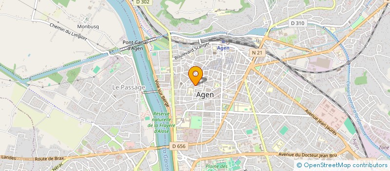 localisation de l'entreprise ASS  CAISSE REGIONALE GARANTIE DES NOTAI  AGEN