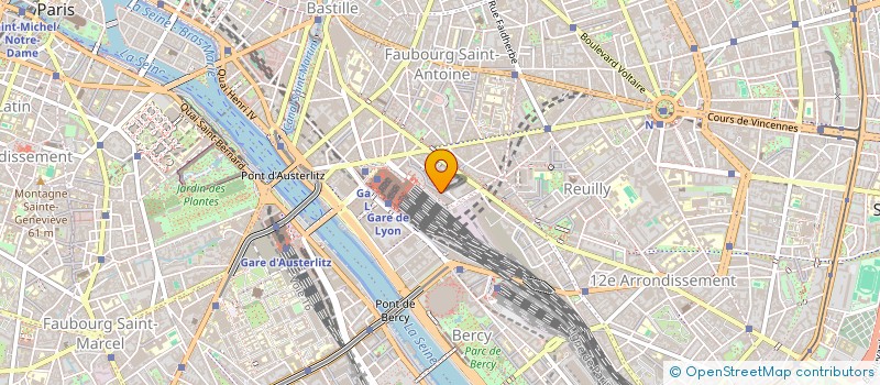 localisation de l'entreprise ASS CAISSE RETRAITES CAISSE FRANC DEVE  PARIS