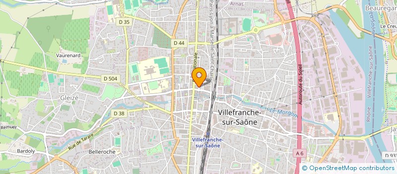 localisation de l'entreprise ASS CALADOISE COMMUNICATIO DEVELOPPEMENT à VILLEFRANCHE-SUR-SAONE