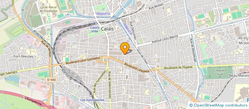 localisation de l'entreprise ASS CALAIS POUR DEVELOPP EDUCAT CULTURE à CALAIS
