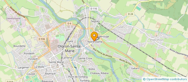 localisation de l'entreprise ASS CALANDRETA à OLORON-SAINTE-MARIE