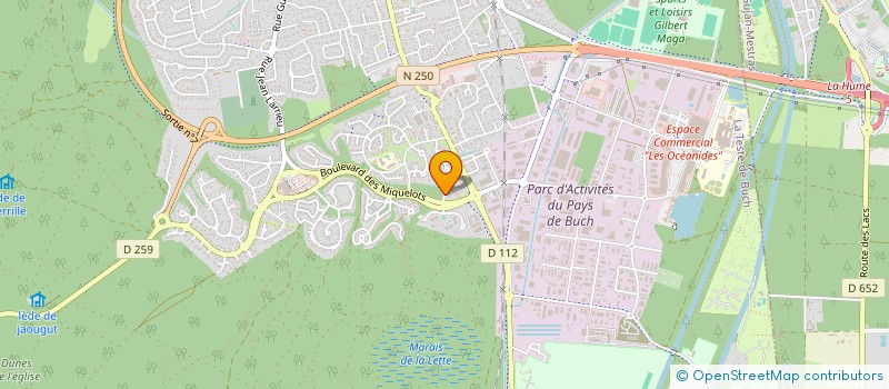 localisation de l'entreprise ASS CALANDRETA BOGESA NAVERA  LA TESTE-DE-BUCH