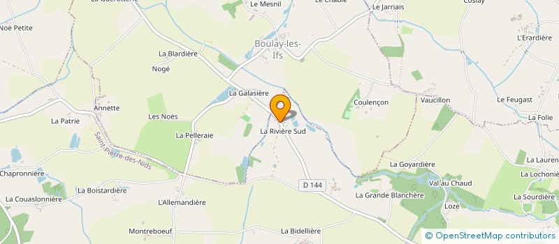 localisation de l'entreprise ASS CALIBRALIGHT  SAINT-PIERRE-DES-NIDS