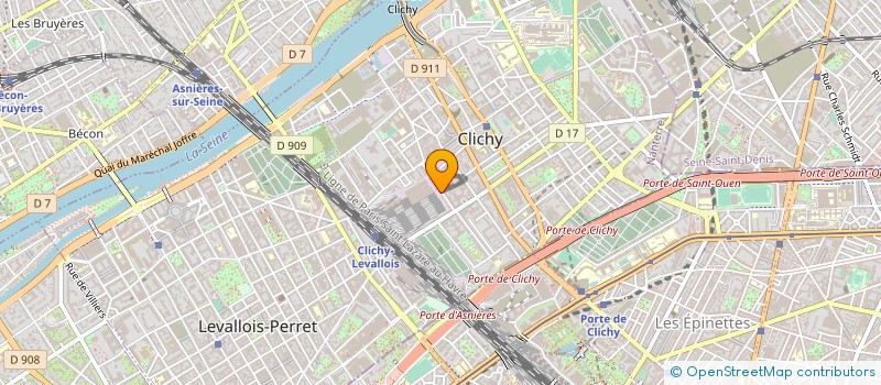 localisation de l'entreprise ASS CAMAF à CLICHY