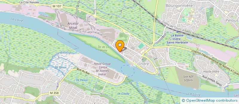 localisation de l'entreprise ASS CAMELEON  INDRE