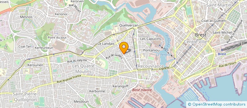 localisation de l'entreprise ASS CAMILLE LEDUC à BREST
