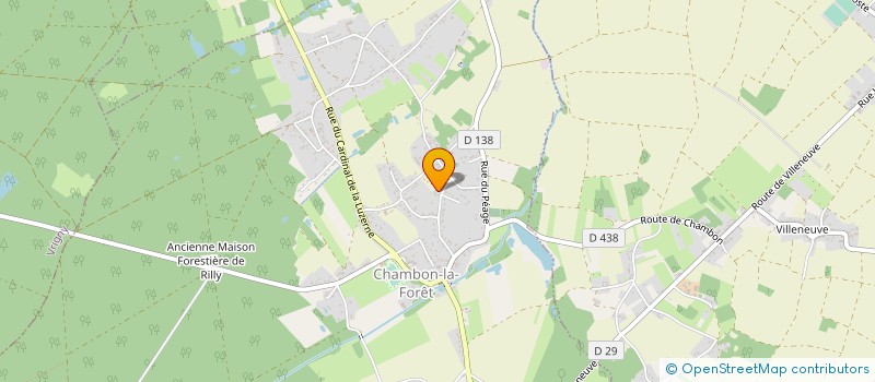 localisation de l'entreprise ASS CANINE DU BEAUNOIS à CHAMBON-LA-FORET