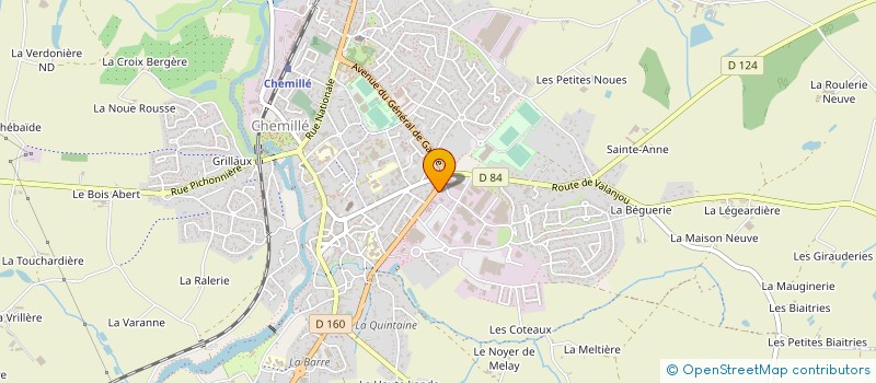 localisation de l'entreprise ASS CANTANOLE TRAVAUX INTERMIT A FACON à CHEMILLE-EN-ANJOU