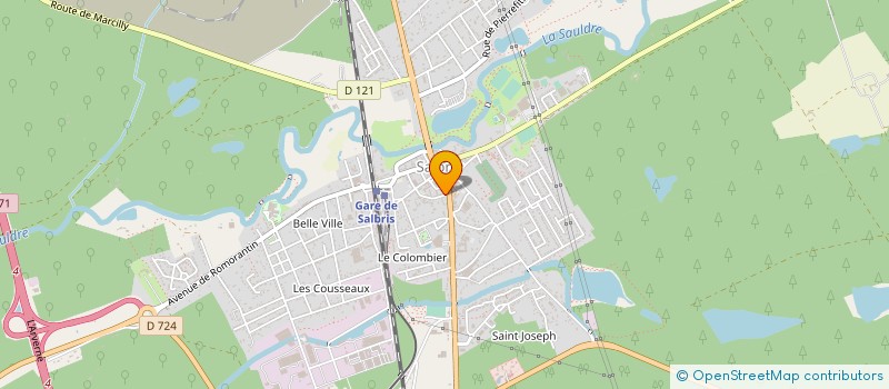localisation de l'entreprise ASS CANTINE DES ECOLES PUBLIQUES à SALBRIS