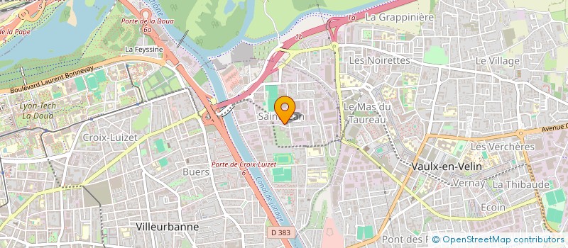 localisation de l'entreprise ASS CANTINE DES ETS FRAPPAZ à VILLEURBANNE