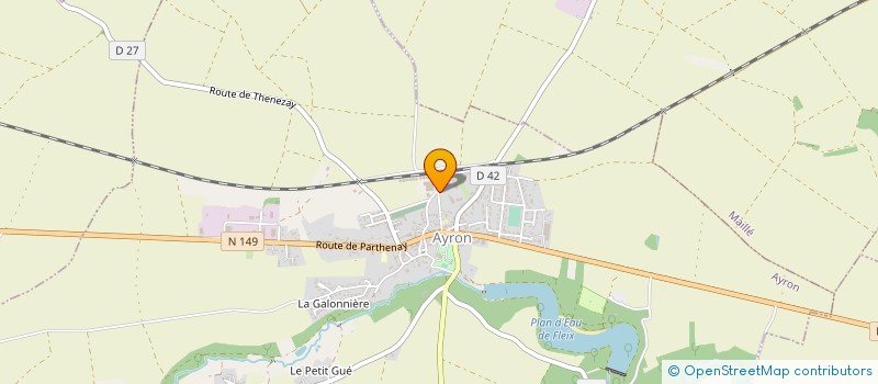 localisation de l'entreprise ASS CANTINE SCOLAIRE à AYRON