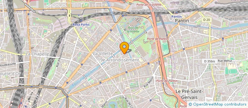 localisation de l'entreprise ASS CANTINE SCOLAIRE DU GROUPE OHR JOSEP  PARIS