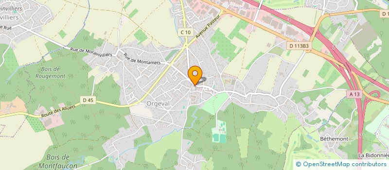 localisation de l'entreprise ASS CANTINES SCOLAIRES MORAINVILLIERS à MORAINVILLIERS