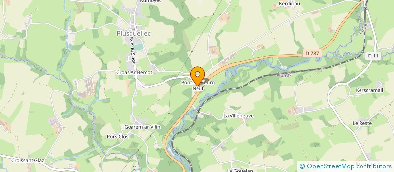 localisation de l'entreprise ASS CANTON DECOUVERTE CULTUR SPORTIVE à CALLAC