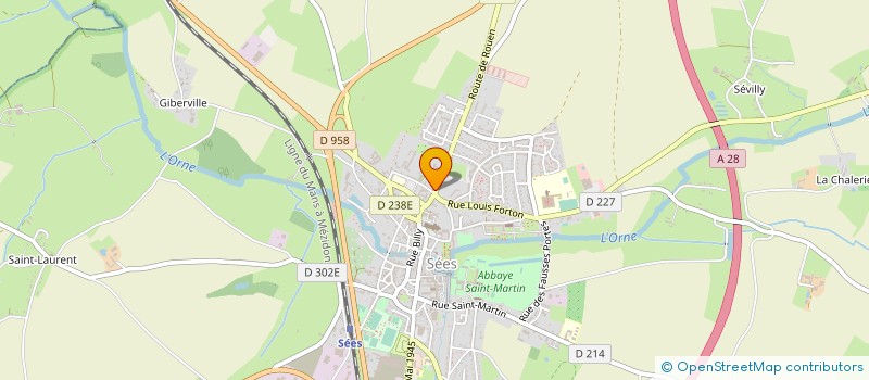 localisation de l'entreprise ASS CANTONALE à SEES