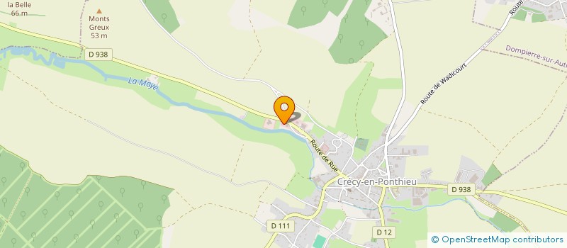 localisation de l'entreprise ASS CANTONALE 3E ET 4E AGE à CRECY-EN-PONTHIEU